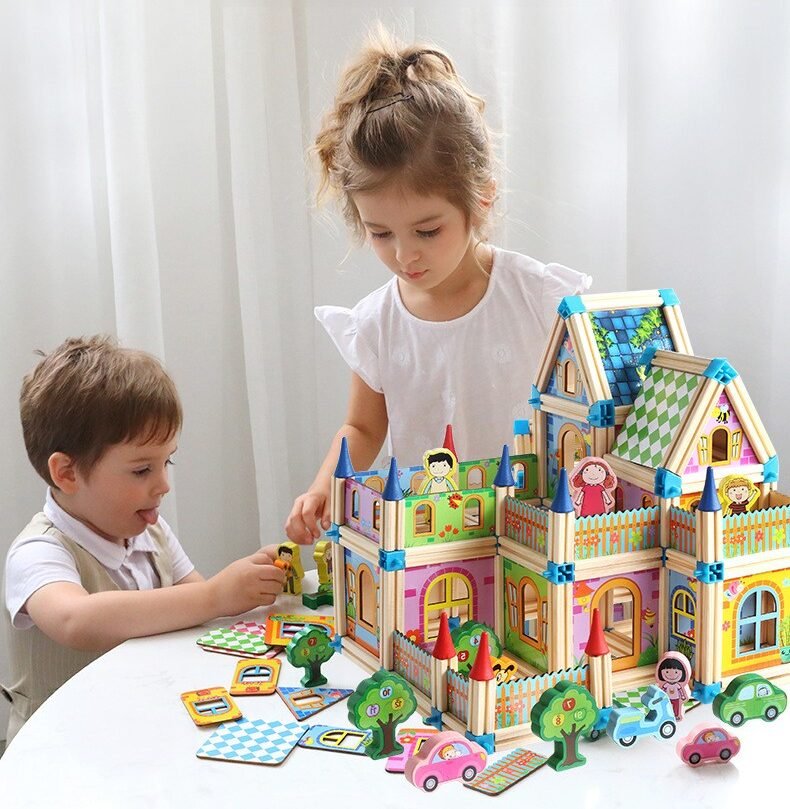 Castillo de bloques de construcción - Imagen 4