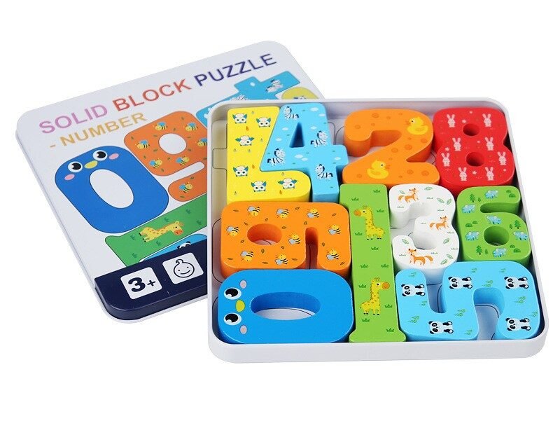 Rompecabezas de varias figuras - Números