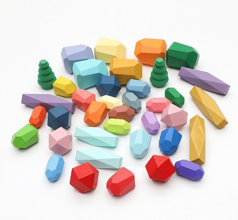 Piedras de equilibrio varios colores - Imagen 3