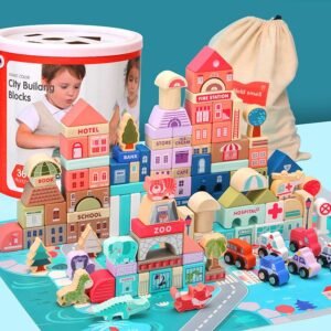 Ciudad de bloques de construcción