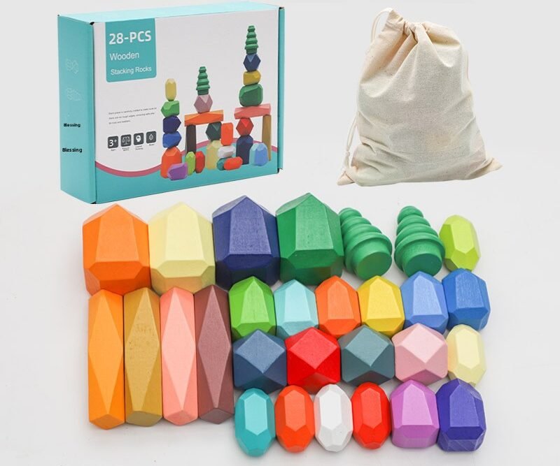 Piedras de equilibrio varios colores - Imagen 2