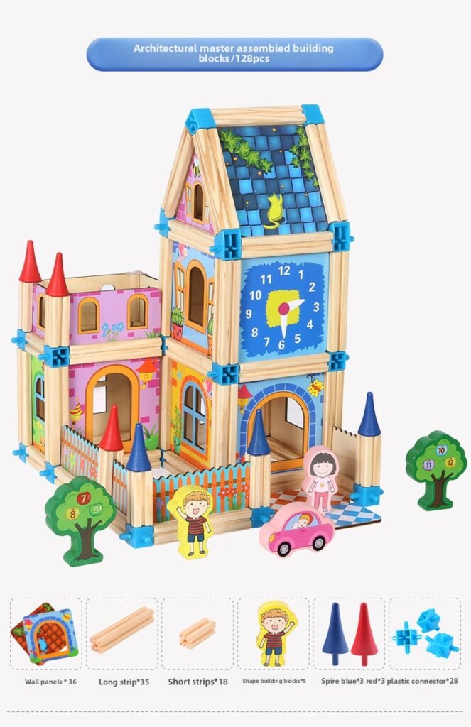 Castillo de bloques de construcción