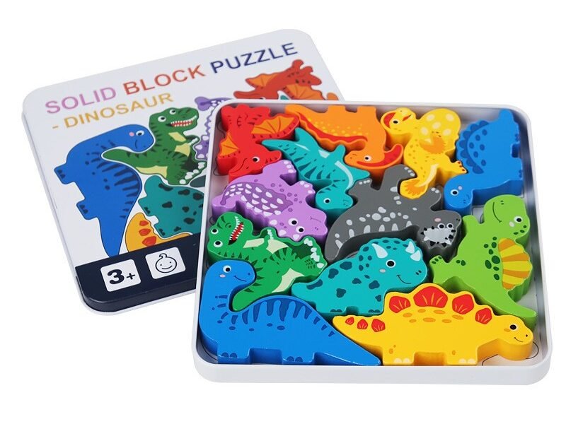 Rompecabezas de varias figuras - Dinosaurios