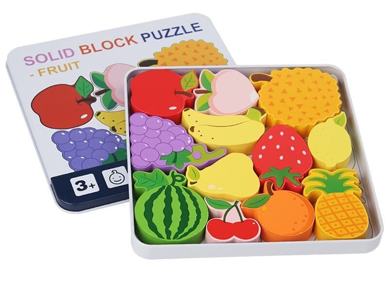 Rompecabezas de varias figuras - Frutas