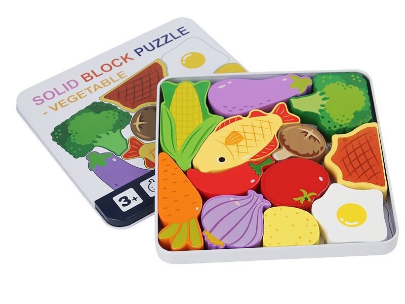 Rompecabezas de varias figuras - Vegetales
